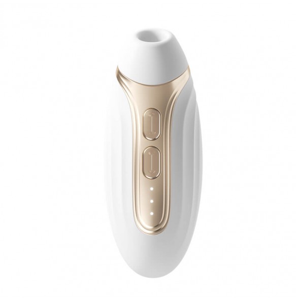 MizzZee - White Joylight Smart Dual Vibrator (Smart APP Model - Chargeable)